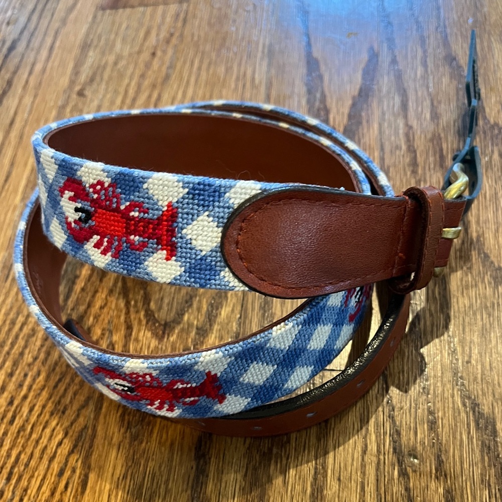 Brooks Brothers lobster Needlepoint size 36
